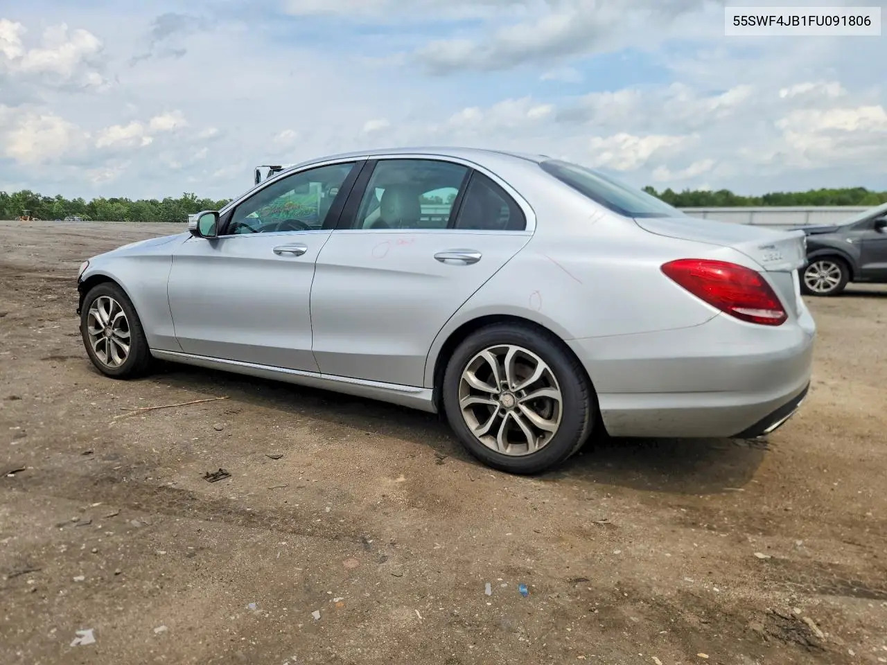 2015 Mercedes-Benz C 300 VIN: 55SWF4JB1FU091806 Lot: 61853986