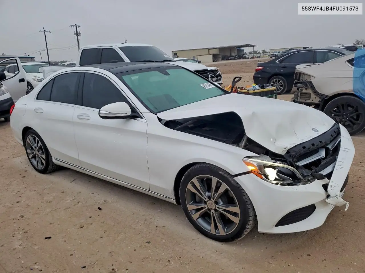 55SWF4JB4FU091573 2015 Mercedes-Benz C 300
