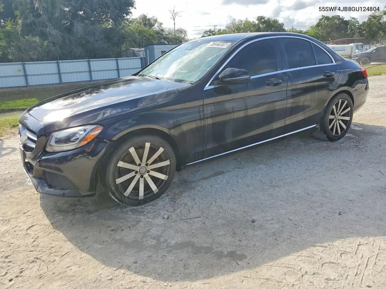 2016 Mercedes-Benz C 300 VIN: 55SWF4JB8GU124804 Lot: 57221616