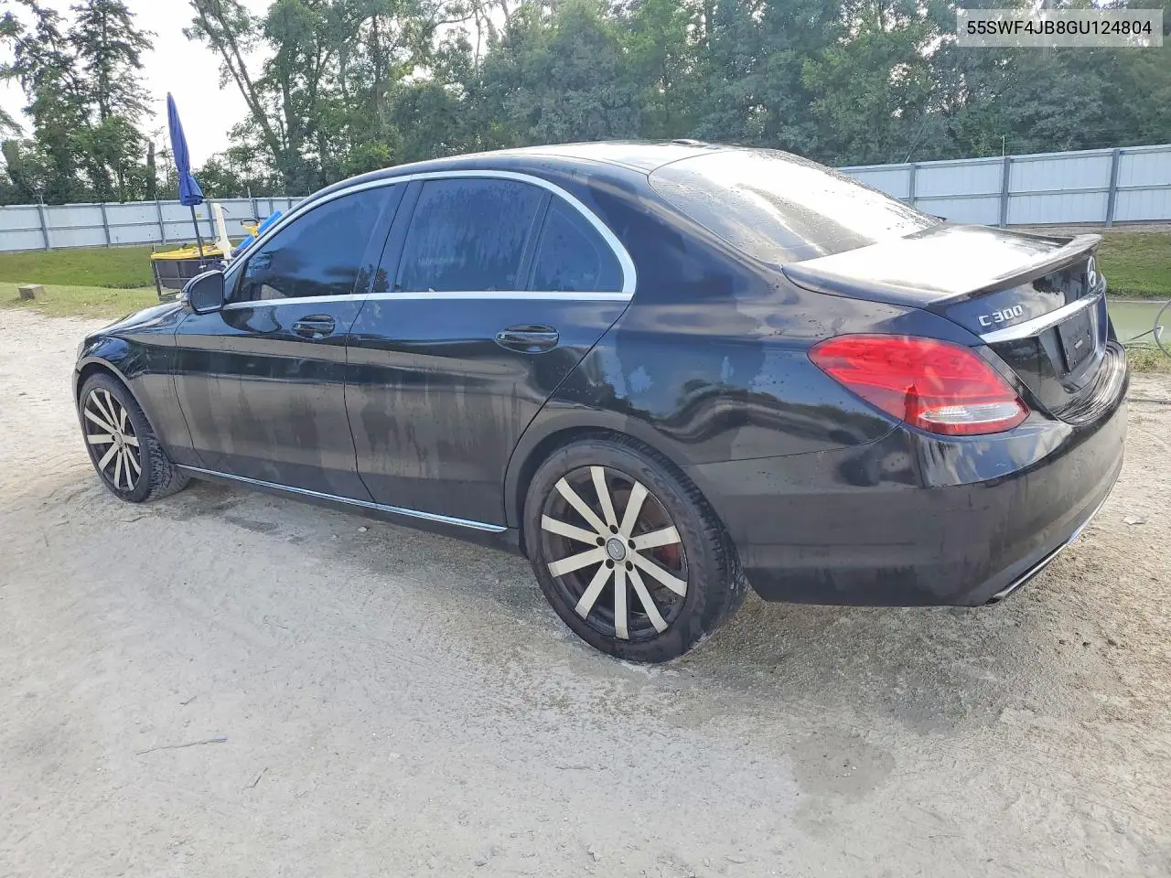 2016 Mercedes-Benz C 300 VIN: 55SWF4JB8GU124804 Lot: 57221616