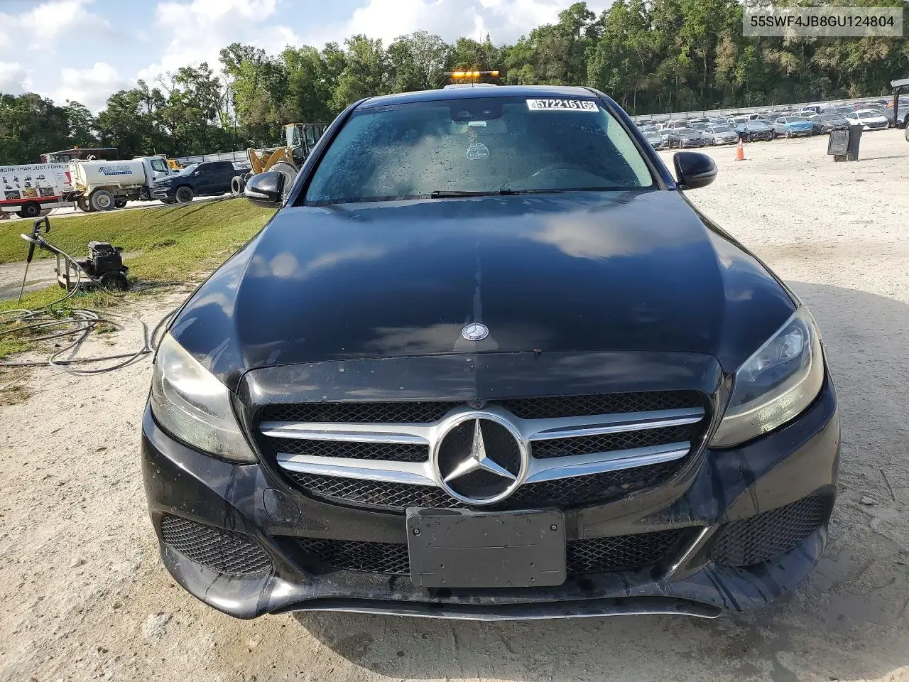 2016 Mercedes-Benz C 300 VIN: 55SWF4JB8GU124804 Lot: 57221616