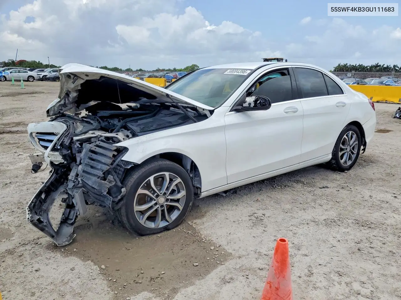 55SWF4KB3GU111683 2016 Mercedes-Benz C 300 4Matic