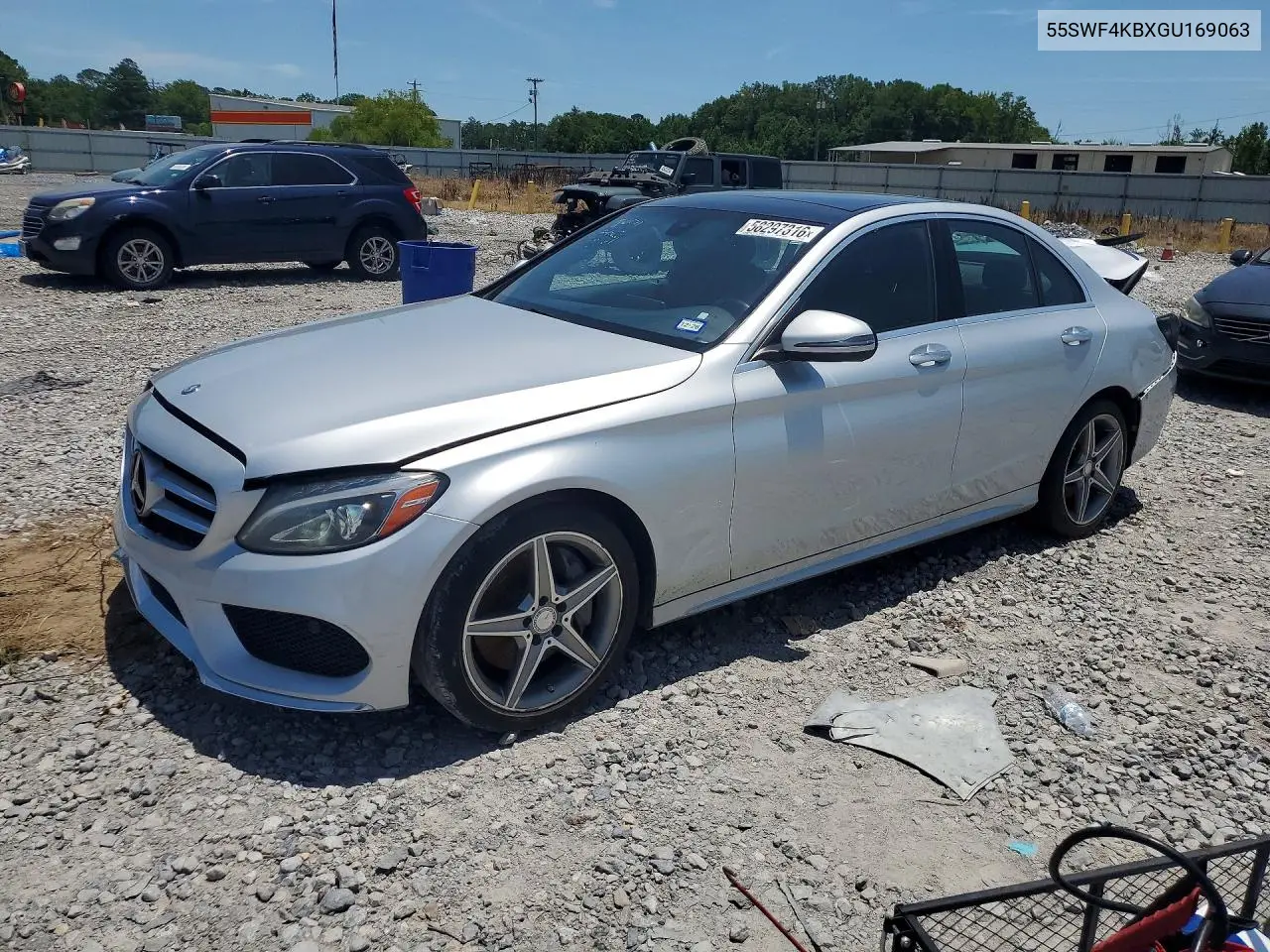 55SWF4KBXGU169063 2016 Mercedes-Benz C 300 4Matic