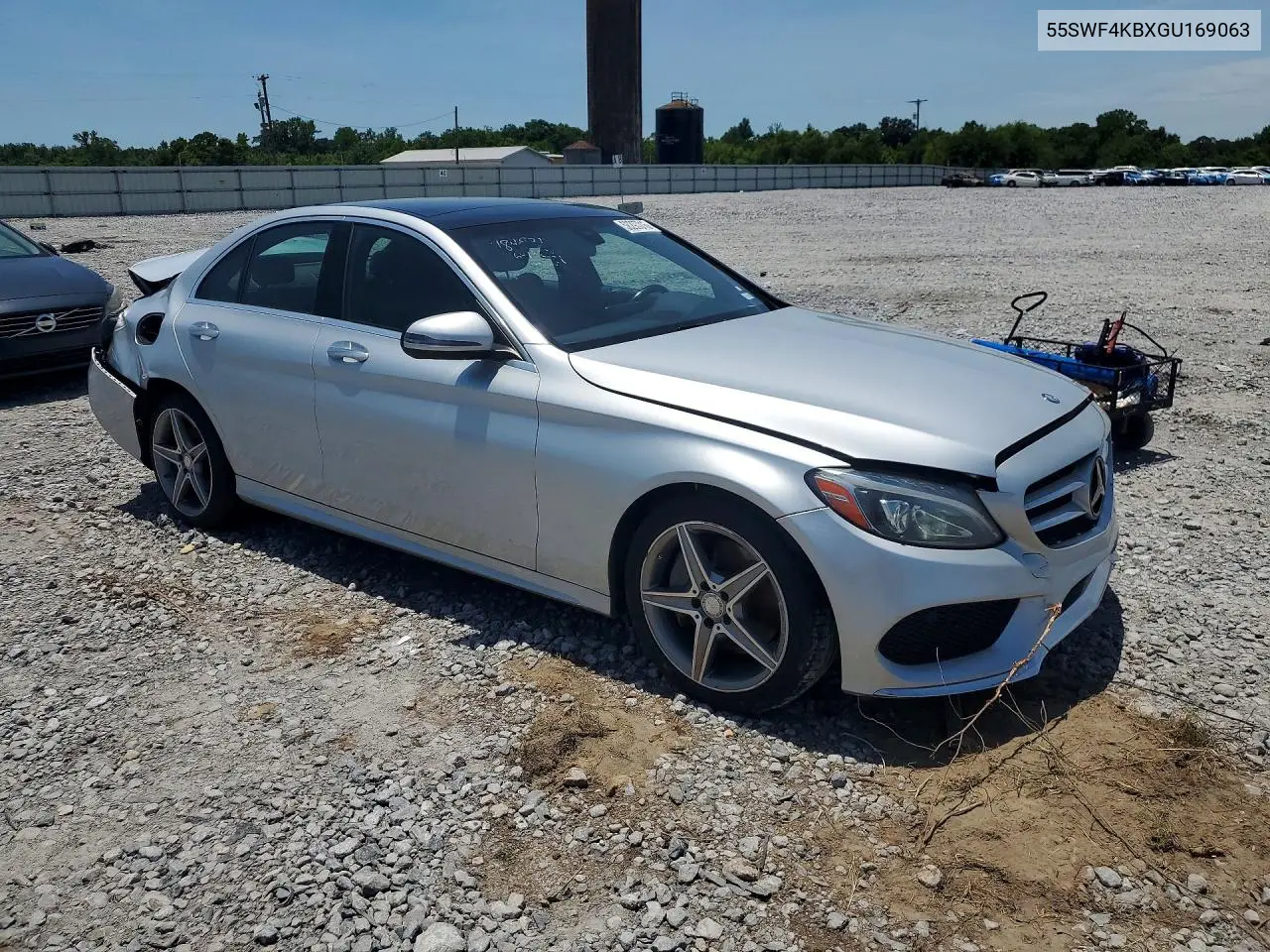55SWF4KBXGU169063 2016 Mercedes-Benz C 300 4Matic