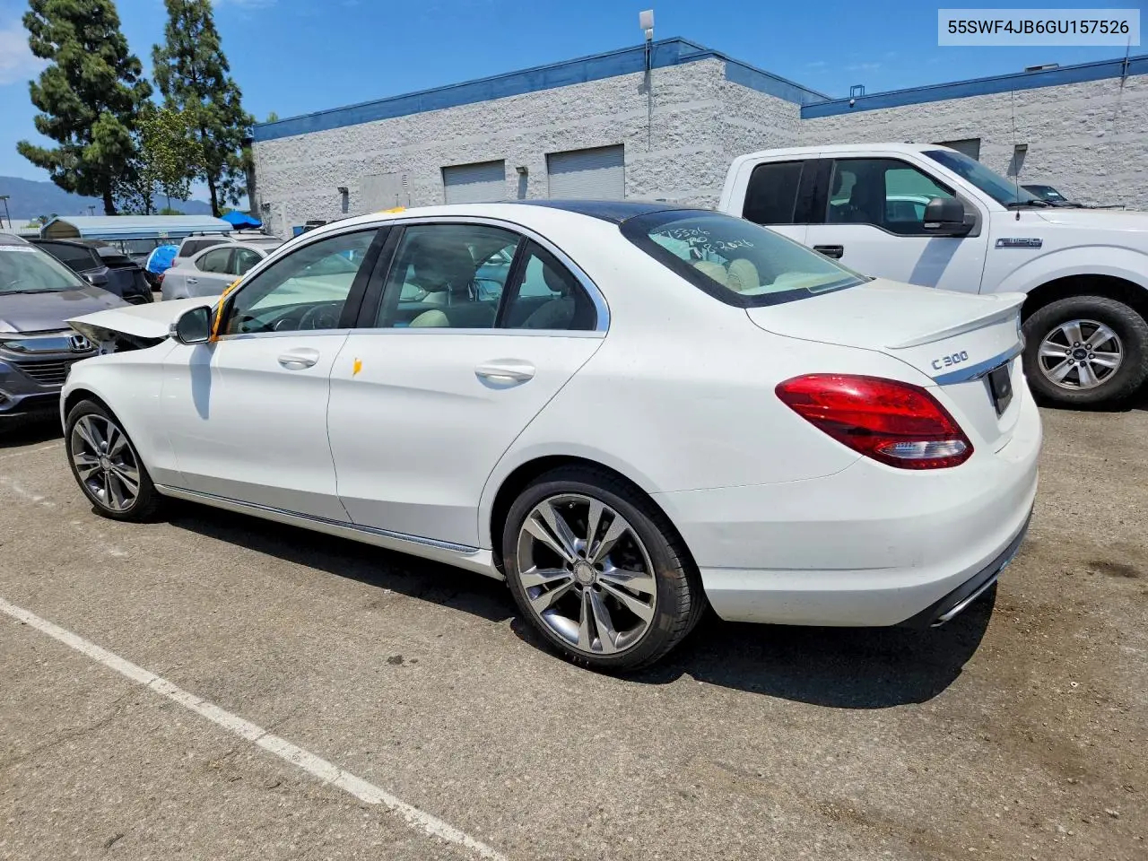 2016 Mercedes-Benz C 300 VIN: 55SWF4JB6GU157526 Lot: 61430866