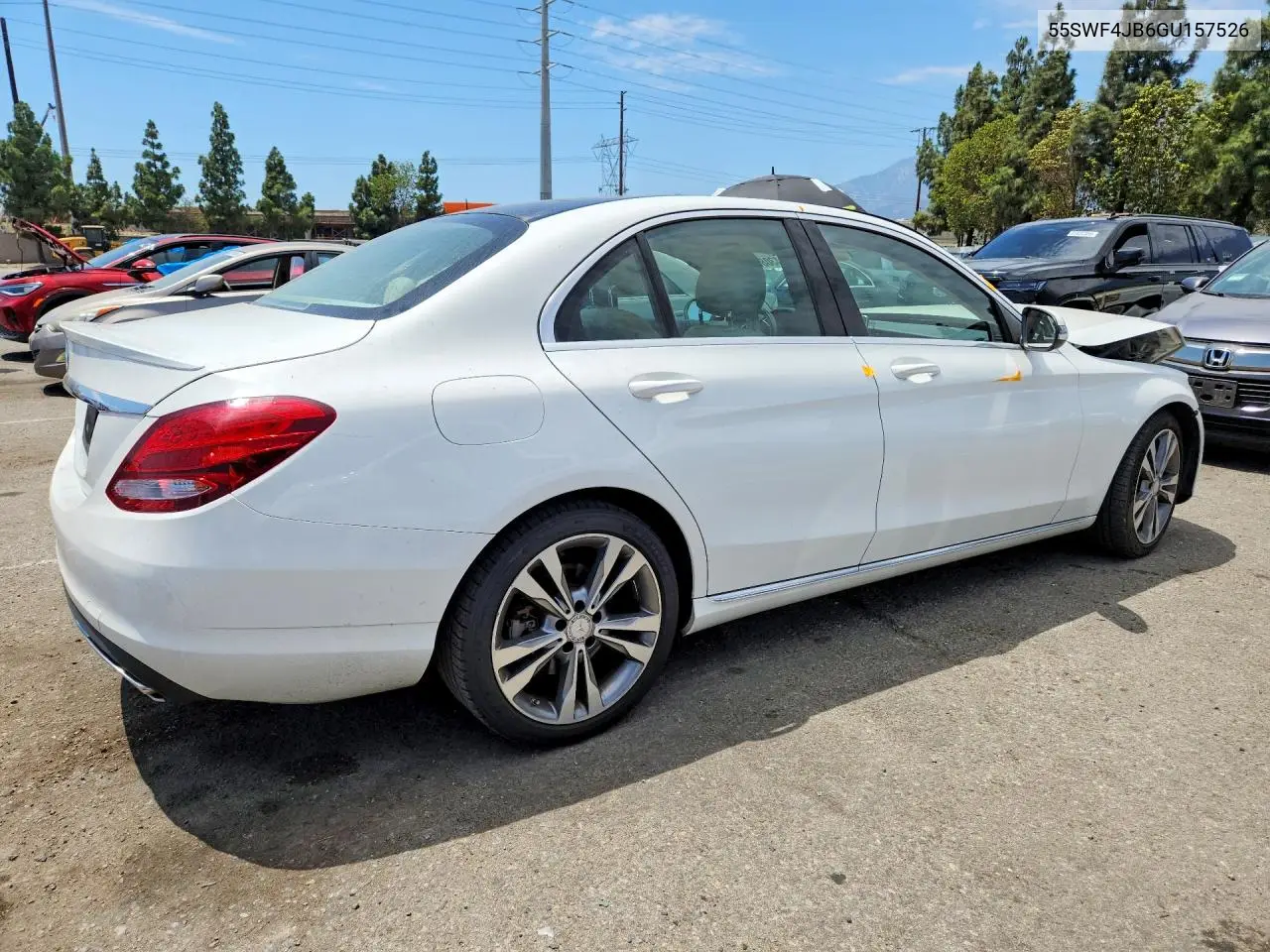 2016 Mercedes-Benz C 300 VIN: 55SWF4JB6GU157526 Lot: 61430866