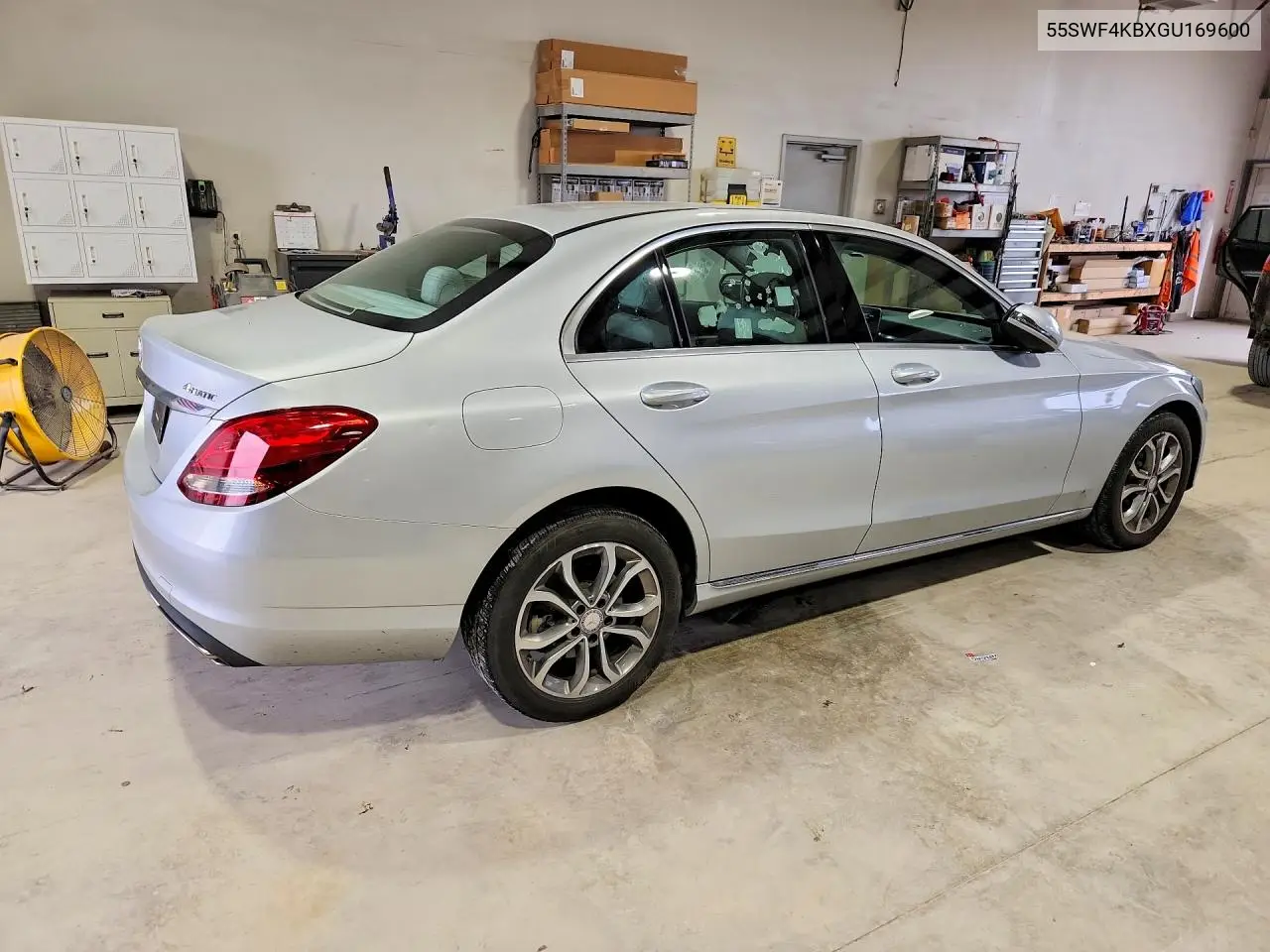 2016 Mercedes-Benz C 300 4Matic VIN: 55SWF4KBXGU169600 Lot: 61593566