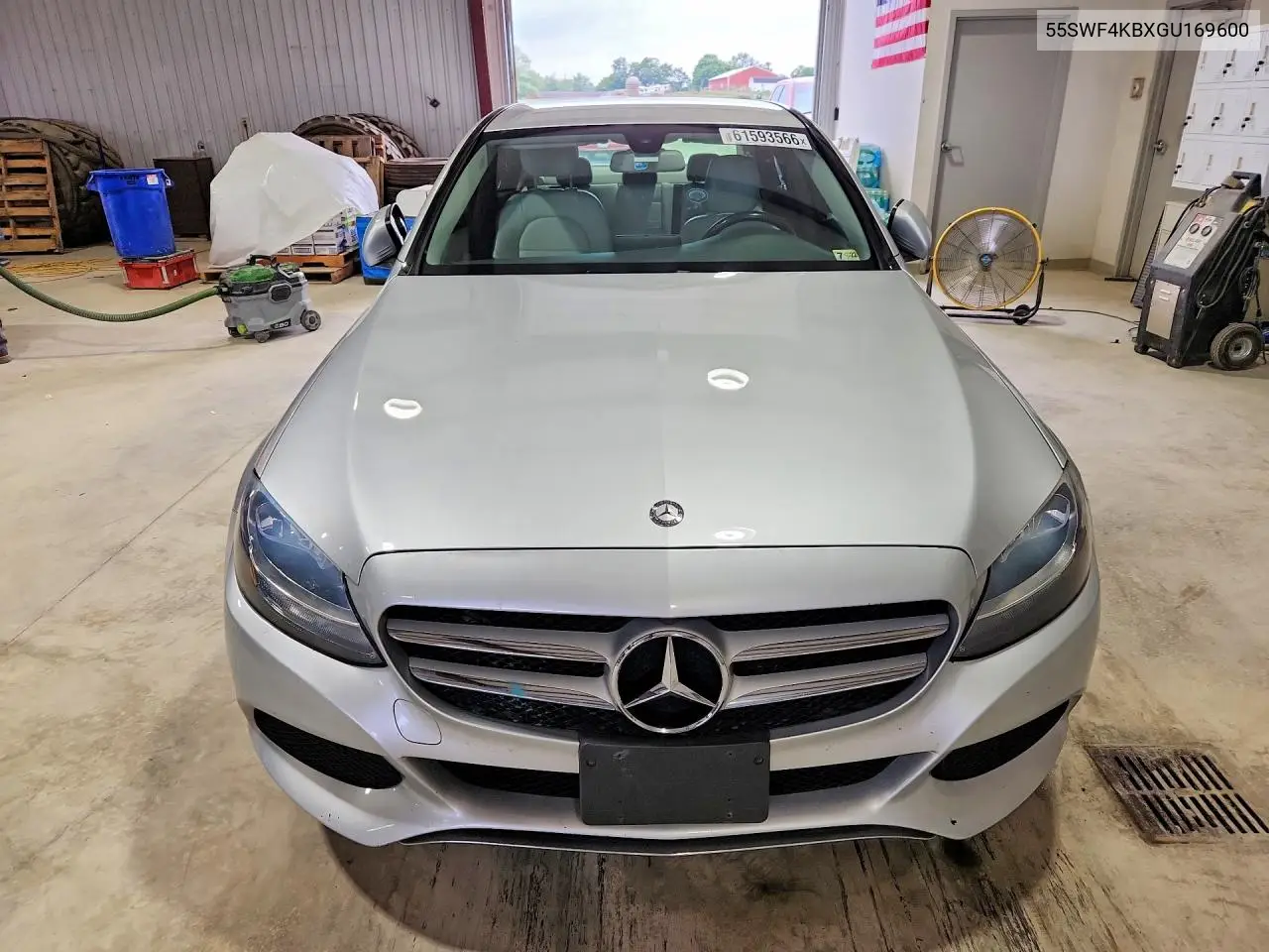 2016 Mercedes-Benz C 300 4Matic VIN: 55SWF4KBXGU169600 Lot: 61593566