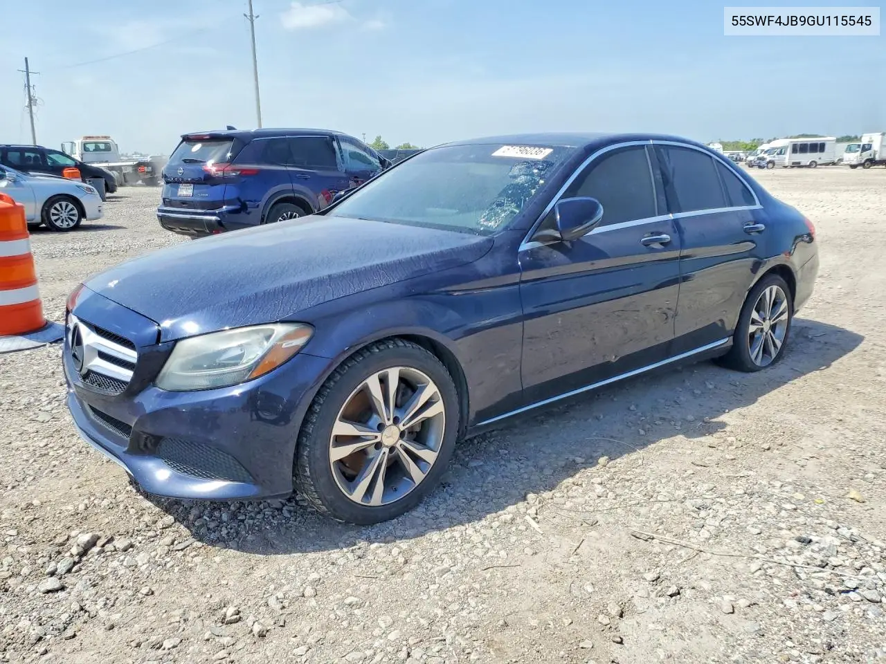 55SWF4JB9GU115545 2016 Mercedes-Benz C 300