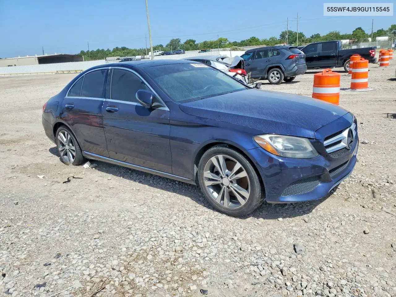 55SWF4JB9GU115545 2016 Mercedes-Benz C 300