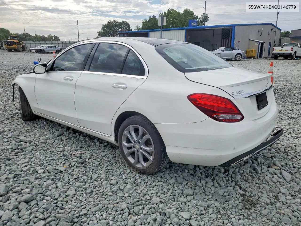 2016 Mercedes-Benz C 300 4Matic VIN: 55SWF4KB4GU146779 Lot: 61897166