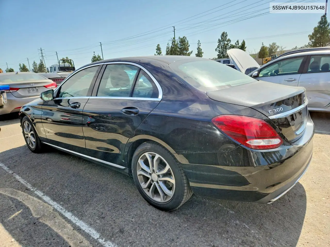 2016 Mercedes-Benz C 300 VIN: 55SWF4JB9GU157648 Lot: 61977156