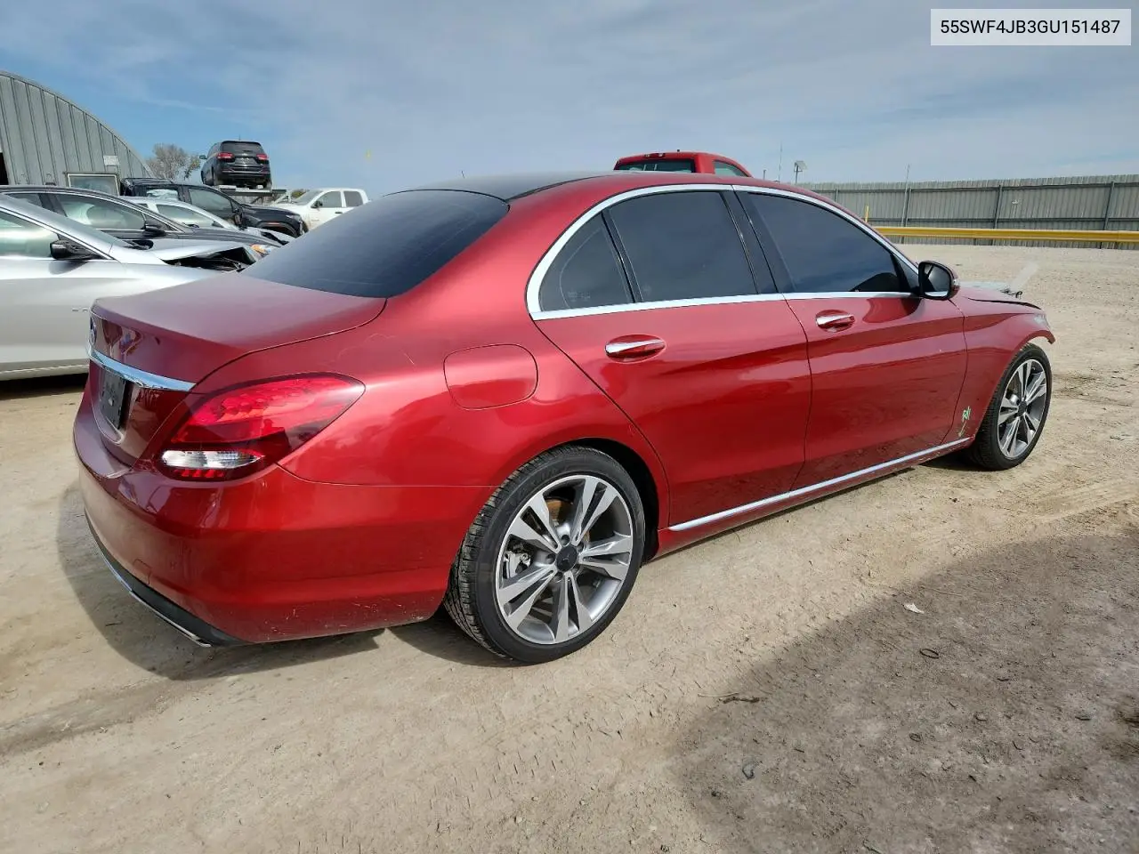 55SWF4JB3GU151487 2016 Mercedes-Benz C 300
