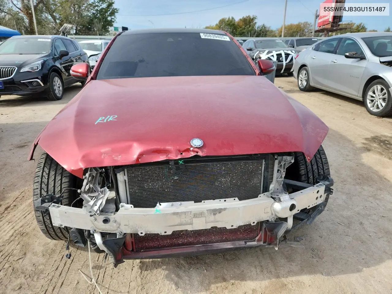 55SWF4JB3GU151487 2016 Mercedes-Benz C 300