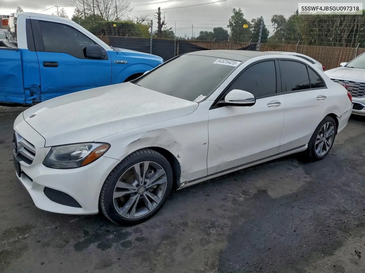 55SWF4JB5GU097318 2016 Mercedes-Benz C 300