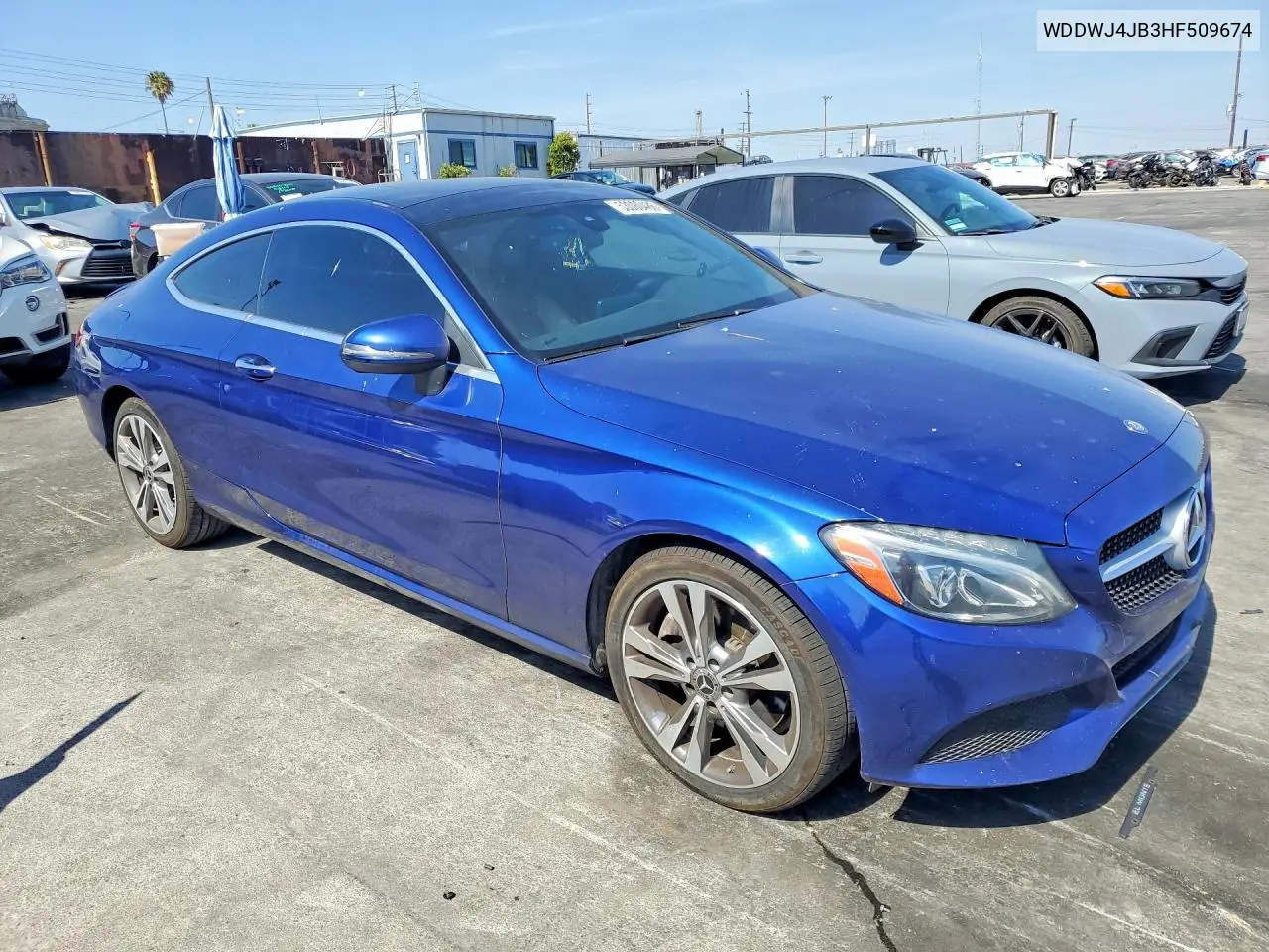 2017 Mercedes-Benz C 300 VIN: WDDWJ4JB3HF509674 Lot: 53080486