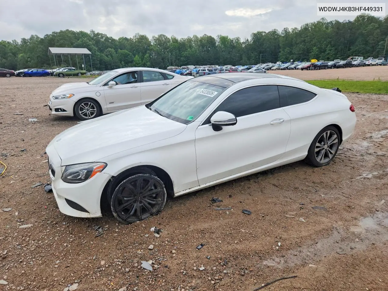 2017 Mercedes-Benz C 300 4Matic VIN: WDDWJ4KB3HF449331 Lot: 54328806