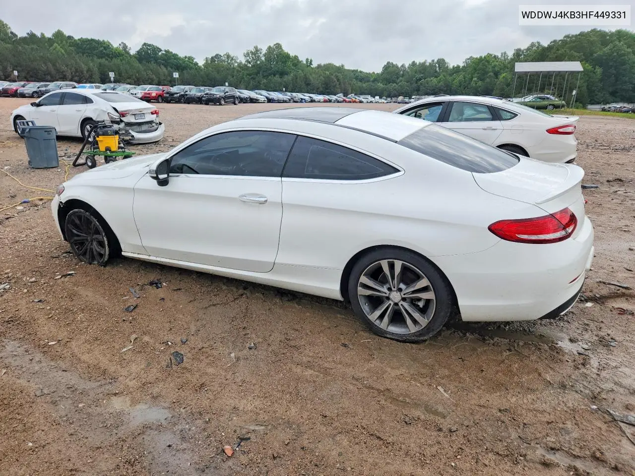 2017 Mercedes-Benz C 300 4Matic VIN: WDDWJ4KB3HF449331 Lot: 54328806