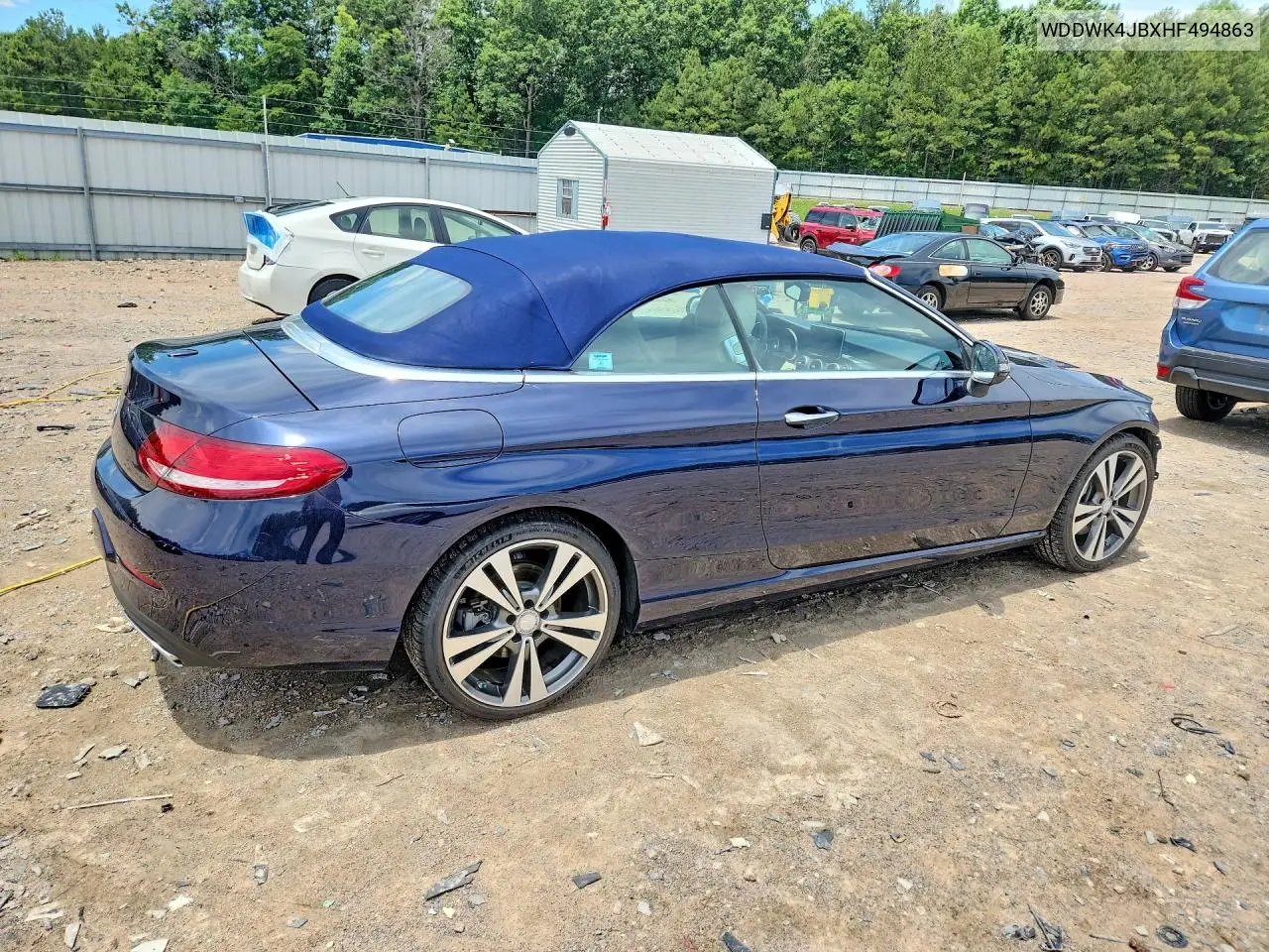 WDDWK4JBXHF494863 2017 Mercedes-Benz C 300