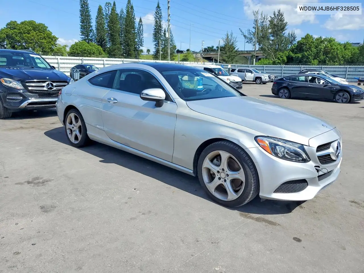 2017 Mercedes-Benz C 300 VIN: WDDWJ4JB6HF328505 Lot: 60950016