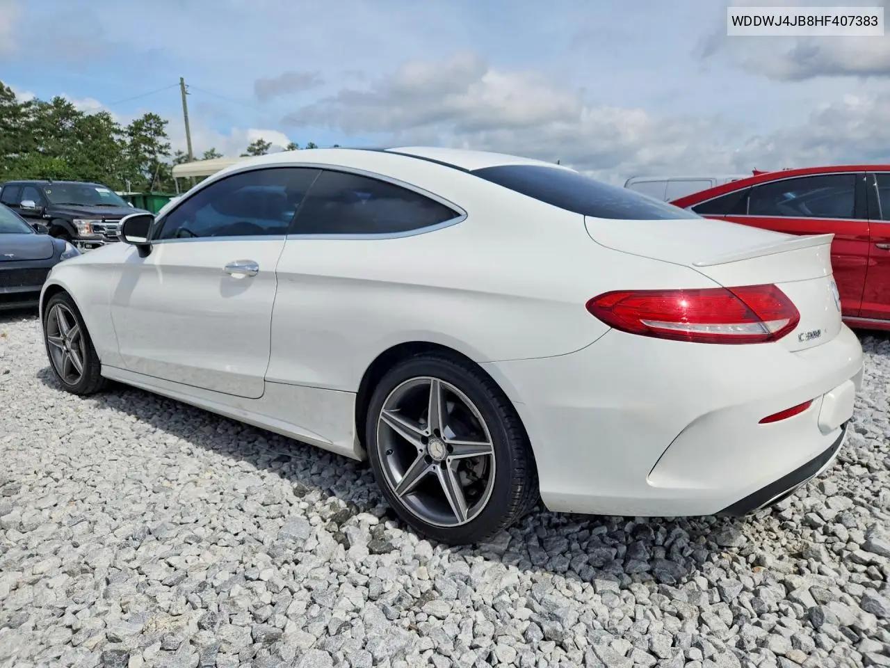 2017 Mercedes-Benz C 300 VIN: WDDWJ4JB8HF407383 Lot: 60987776