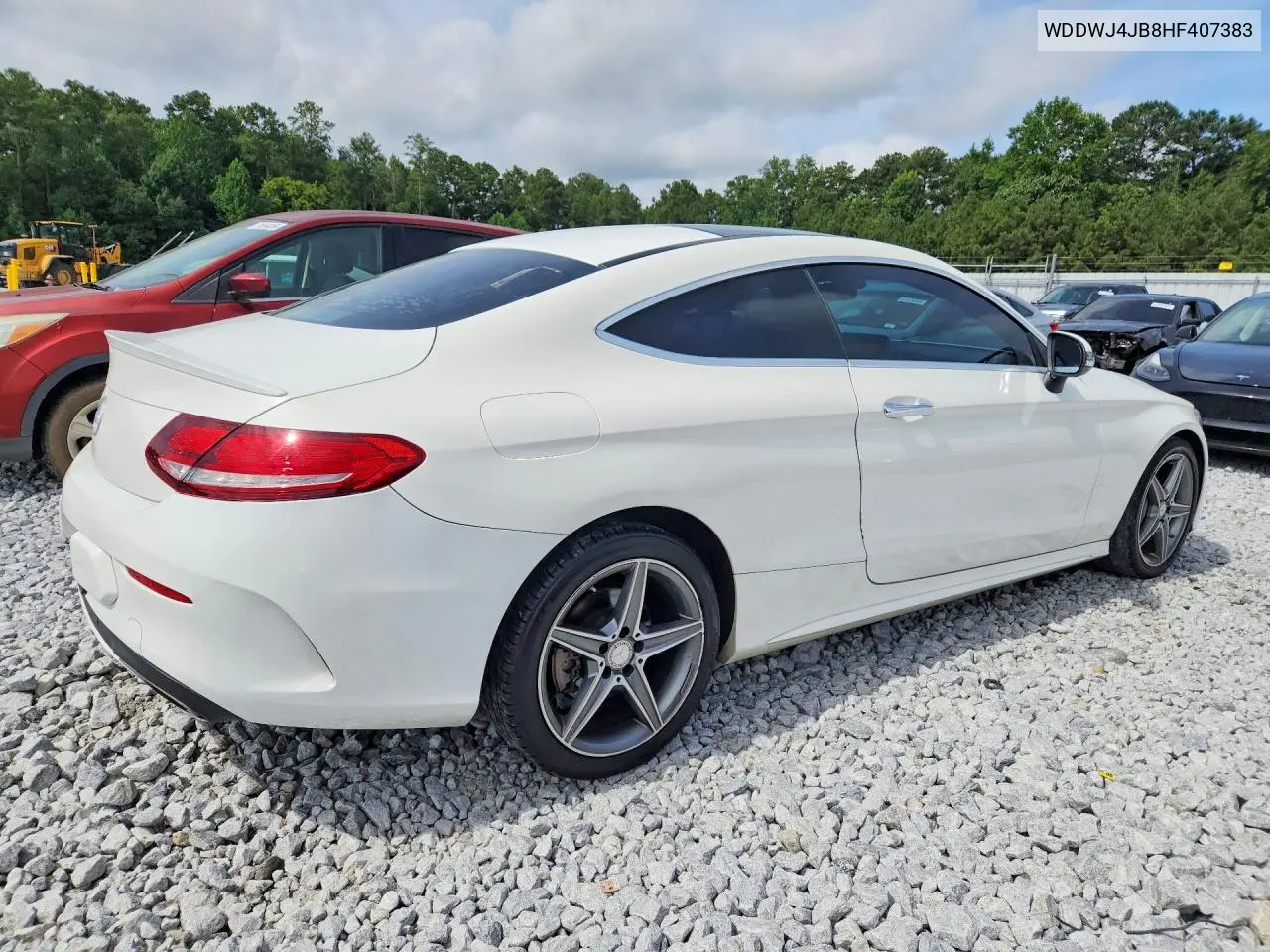 2017 Mercedes-Benz C 300 VIN: WDDWJ4JB8HF407383 Lot: 60987776