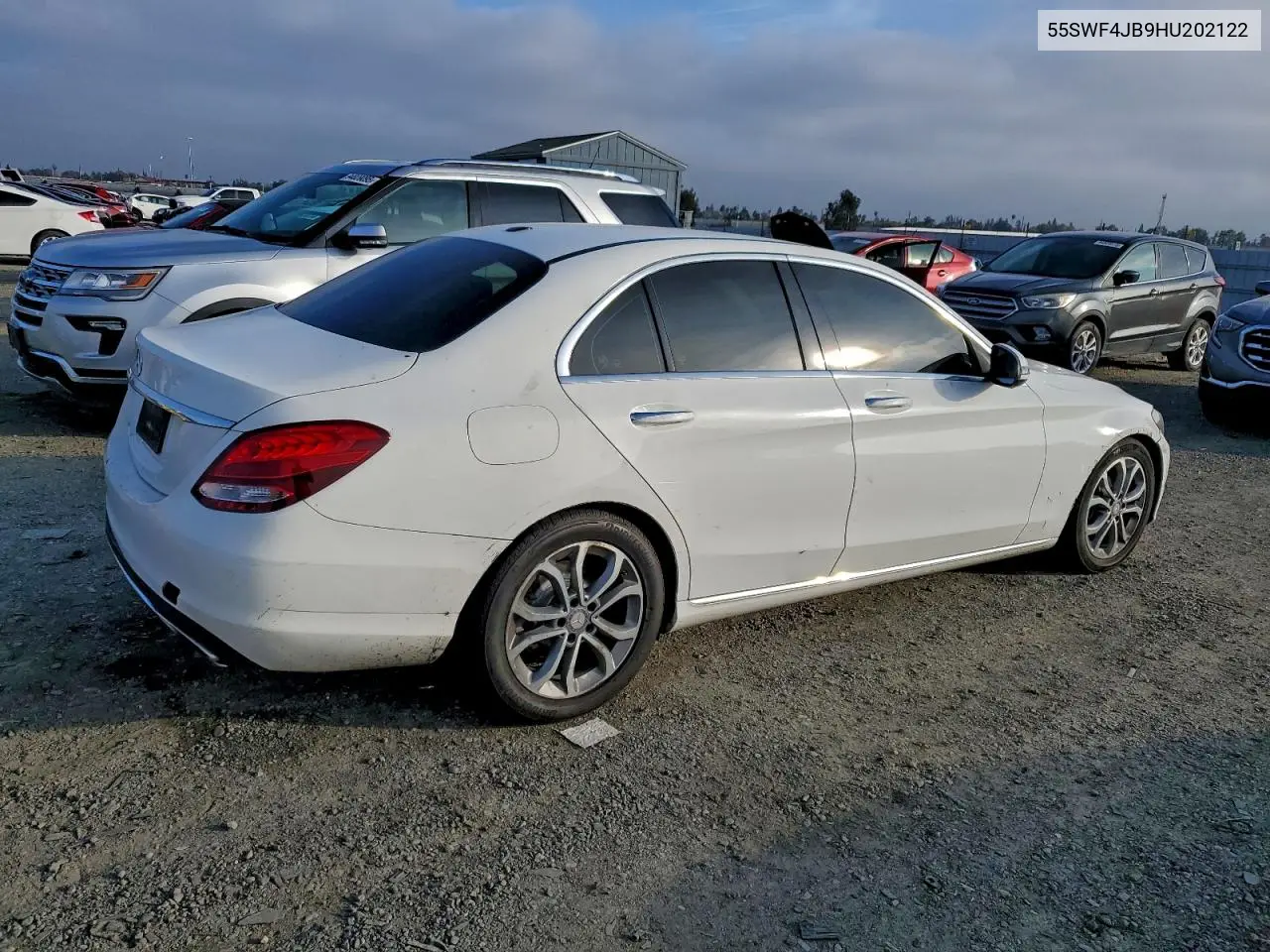 55SWF4JB9HU202122 2017 Mercedes-Benz C 300