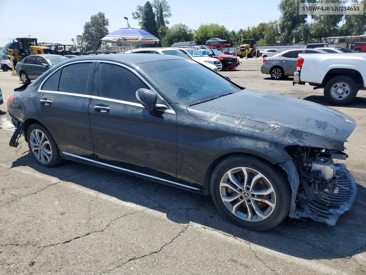 55SWF4JB5JU234653 2018 Mercedes-Benz C 300