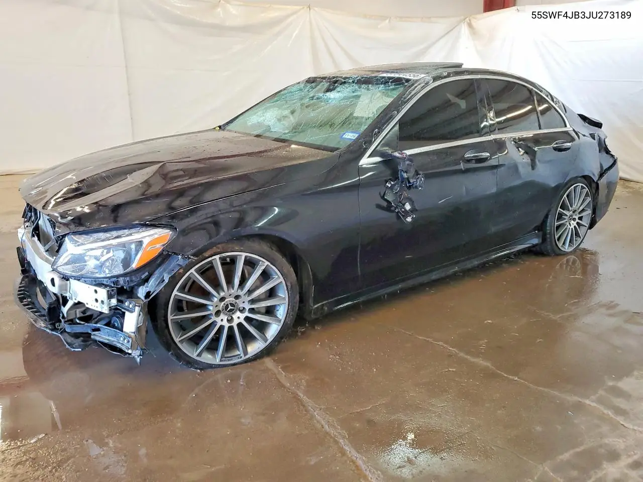 2018 Mercedes-Benz C 300 VIN: 55SWF4JB3JU273189 Lot: 57544556