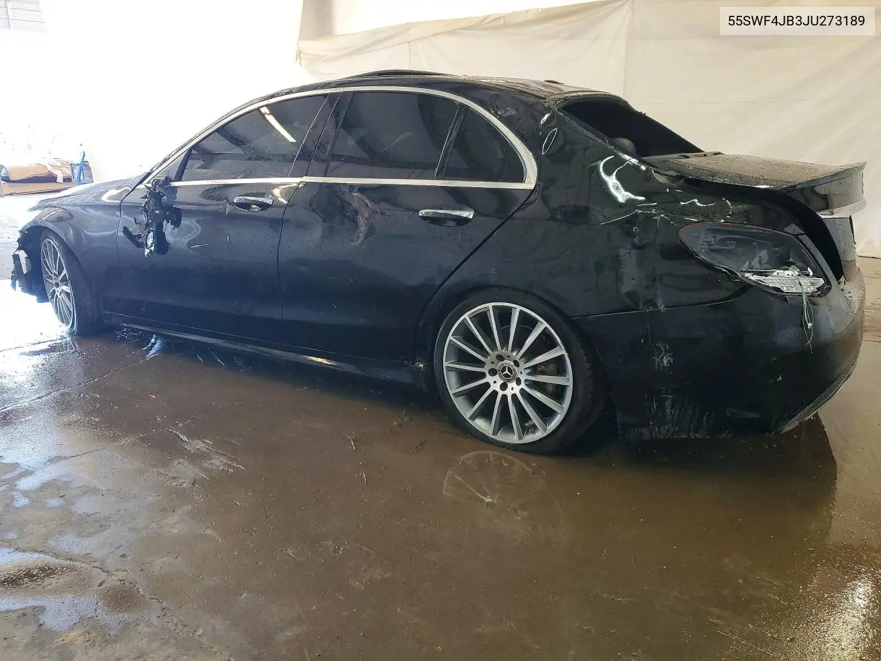 2018 Mercedes-Benz C 300 VIN: 55SWF4JB3JU273189 Lot: 57544556
