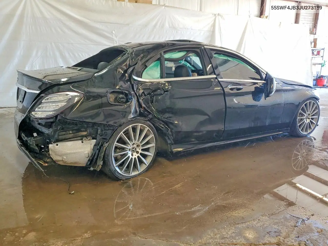 2018 Mercedes-Benz C 300 VIN: 55SWF4JB3JU273189 Lot: 57544556