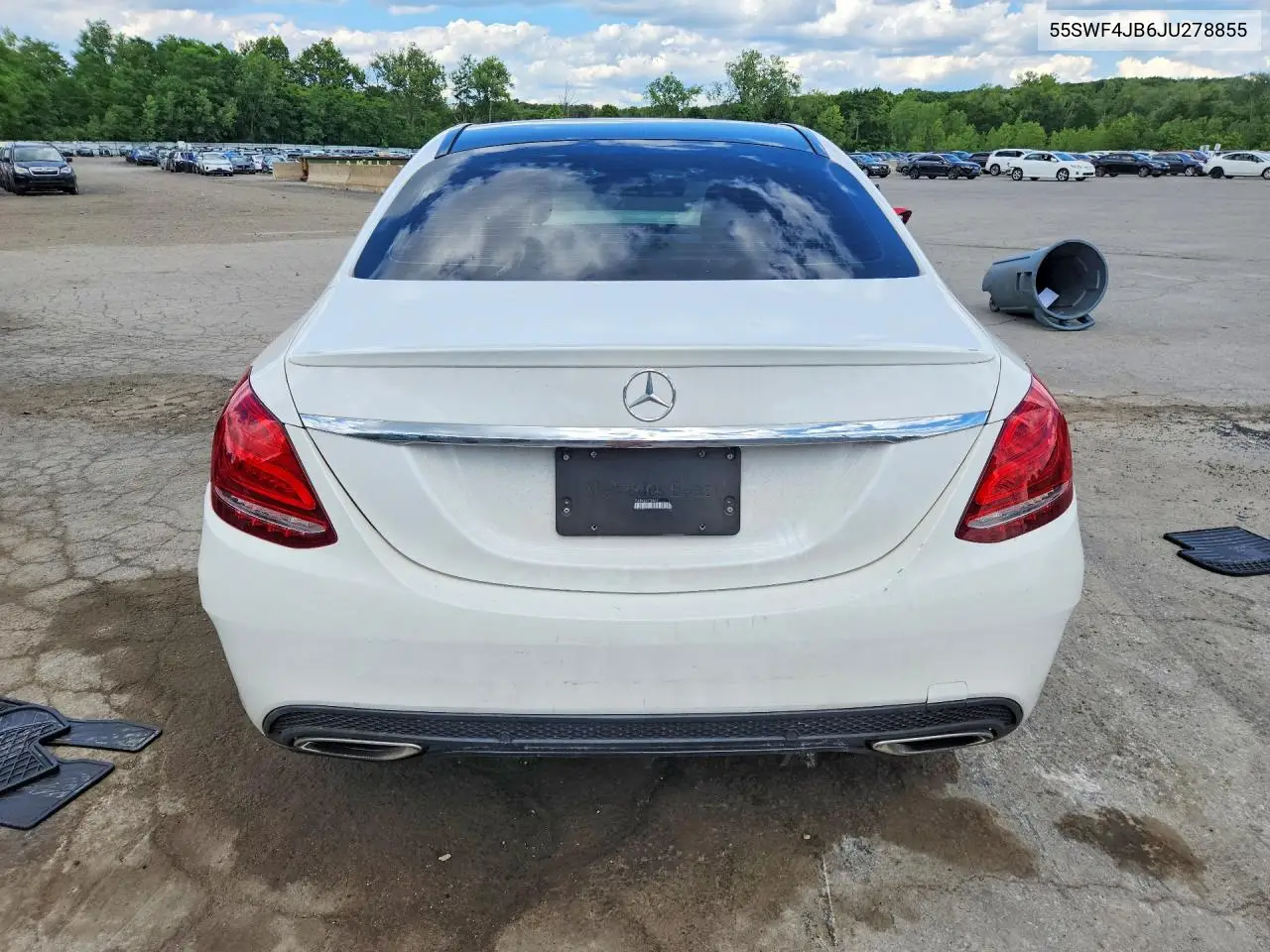 2018 Mercedes-Benz C 300 VIN: 55SWF4JB6JU278855 Lot: 58014116