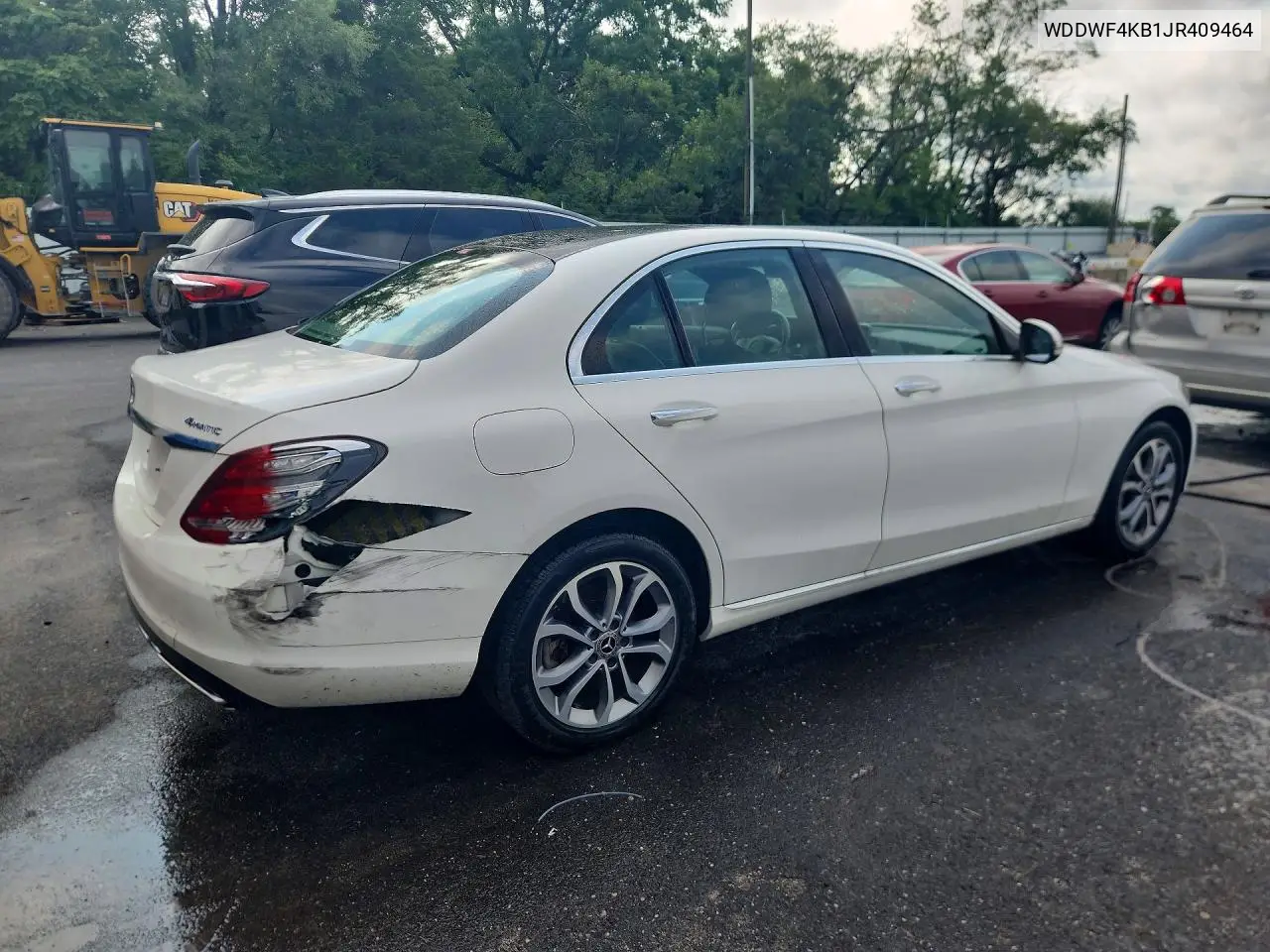 2018 Mercedes-Benz C 300 4Matic VIN: WDDWF4KB1JR409464 Lot: 61724556