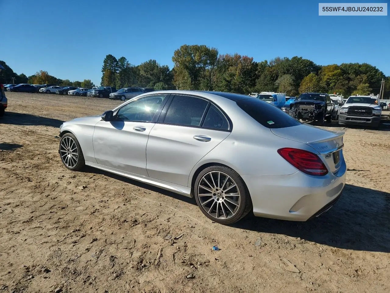 55SWF4JB0JU240232 2018 Mercedes-Benz C 300