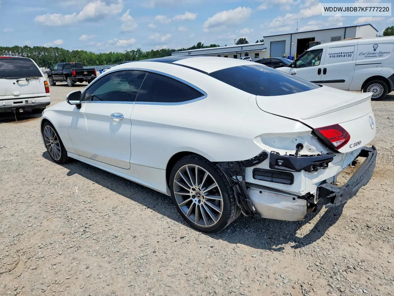2019 Mercedes-Benz C 300 VIN: WDDWJ8DB7KF777220 Lot: 55949796