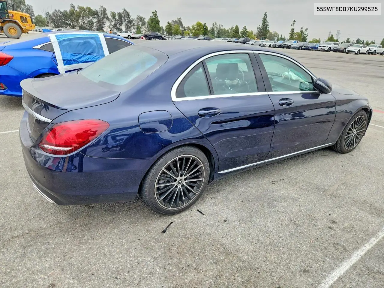 2019 Mercedes-Benz C 300 VIN: 55SWF8DB7KU299525 Lot: 58106576