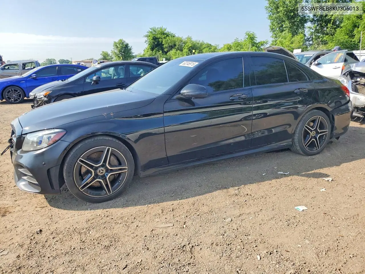 2019 Mercedes-Benz C 300 4Matic VIN: 55SWF8EB8KU306013 Lot: 60246916