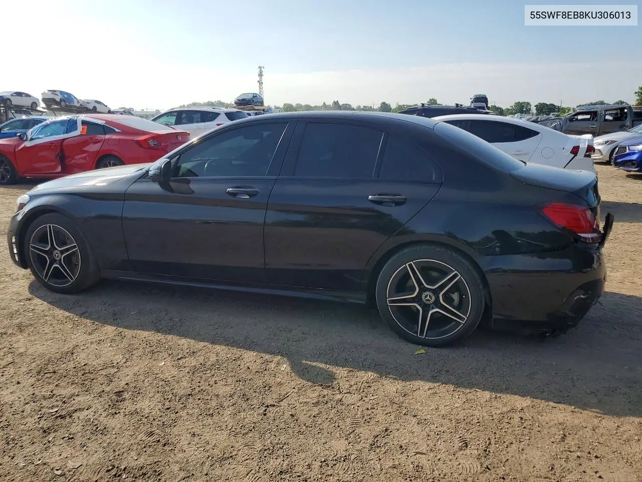 2019 Mercedes-Benz C 300 4Matic VIN: 55SWF8EB8KU306013 Lot: 60246916