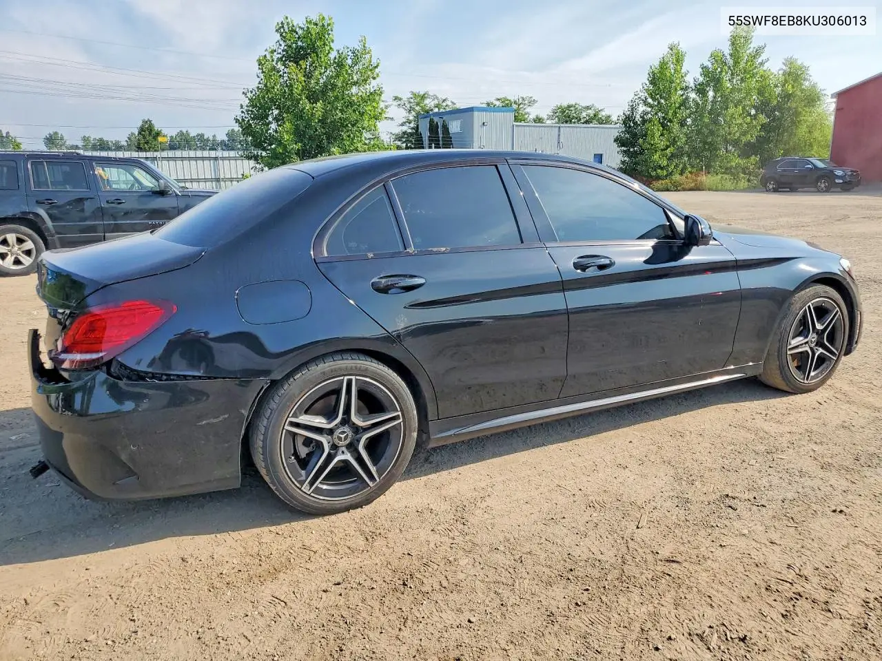 2019 Mercedes-Benz C 300 4Matic VIN: 55SWF8EB8KU306013 Lot: 60246916