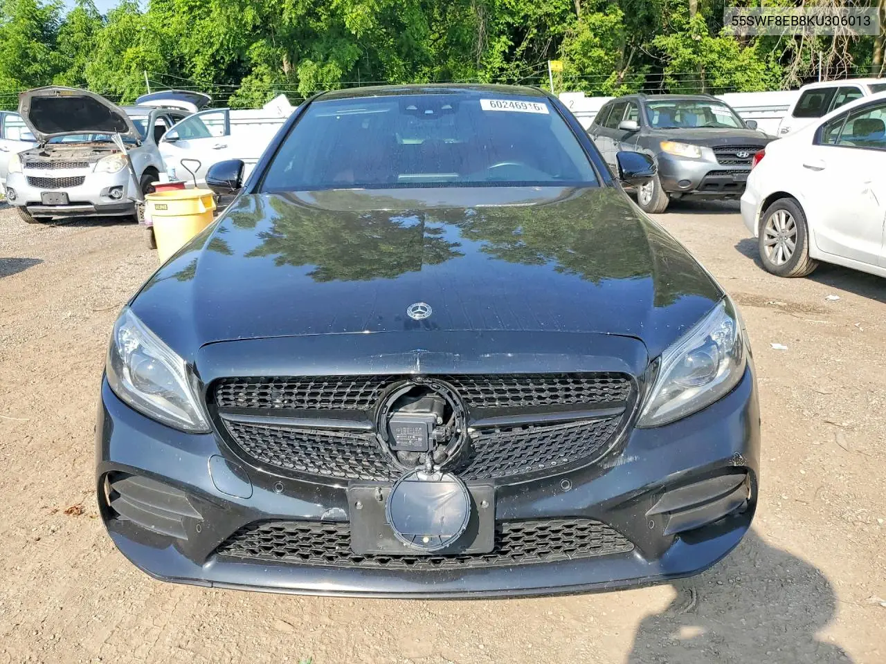 2019 Mercedes-Benz C 300 4Matic VIN: 55SWF8EB8KU306013 Lot: 60246916