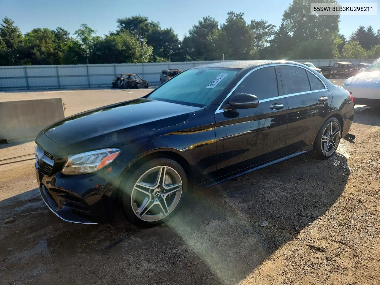 2019 Mercedes-Benz C 300 4Matic VIN: 55SWF8EB3KU298211 Lot: 60259816