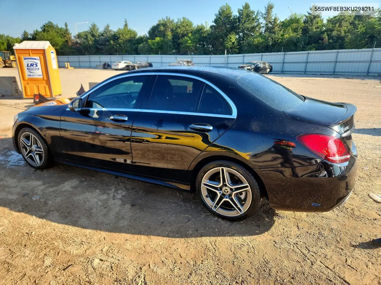 2019 Mercedes-Benz C 300 4Matic VIN: 55SWF8EB3KU298211 Lot: 60259816