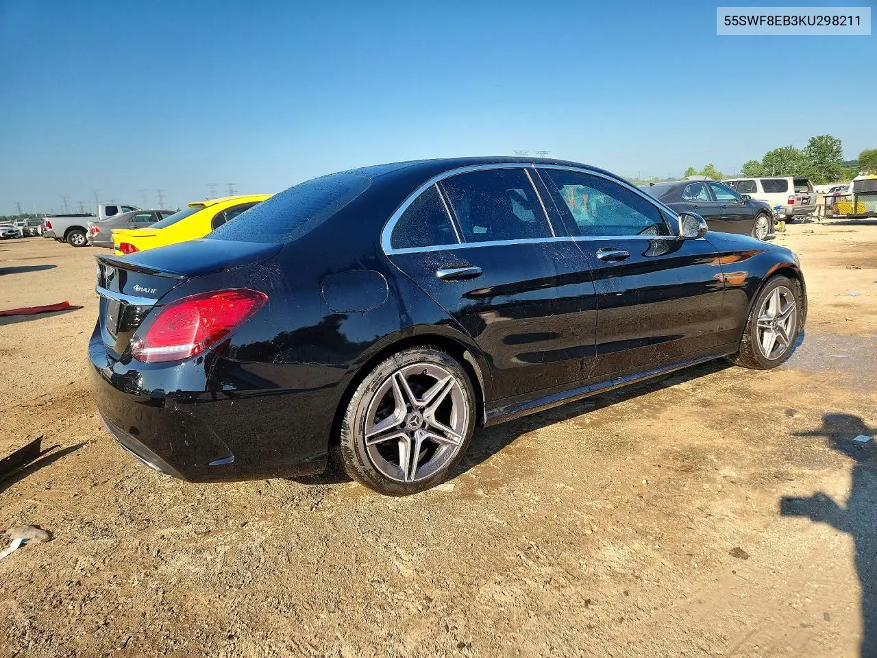 2019 Mercedes-Benz C 300 4Matic VIN: 55SWF8EB3KU298211 Lot: 60259816