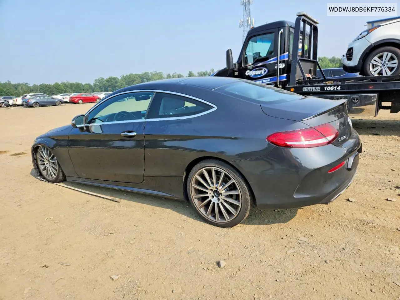 2019 Mercedes-Benz C 300 VIN: WDDWJ8DB6KF776334 Lot: 61210266