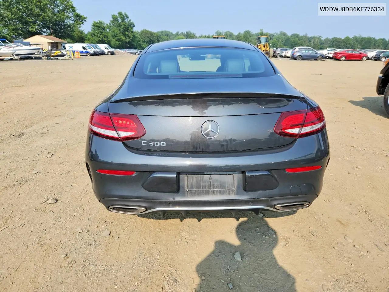 2019 Mercedes-Benz C 300 VIN: WDDWJ8DB6KF776334 Lot: 61210266
