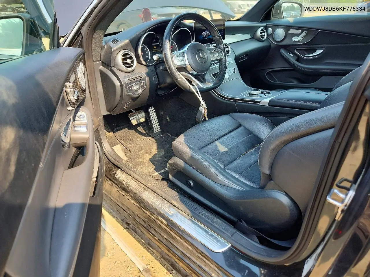 2019 Mercedes-Benz C 300 VIN: WDDWJ8DB6KF776334 Lot: 61210266