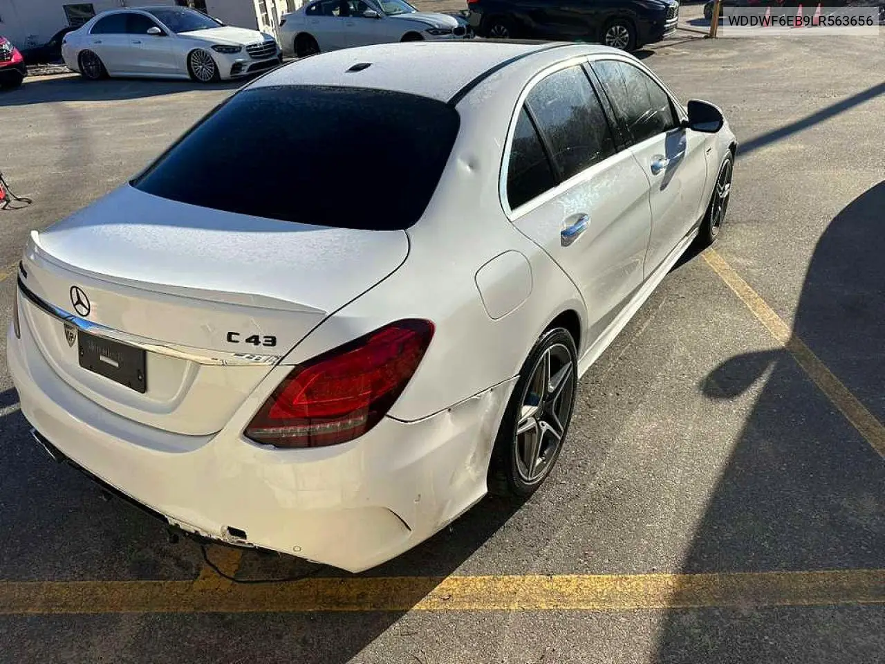 2020 Mercedes-Benz C 43 Amg VIN: WDDWF6EB9LR563656 Lot: 41617356