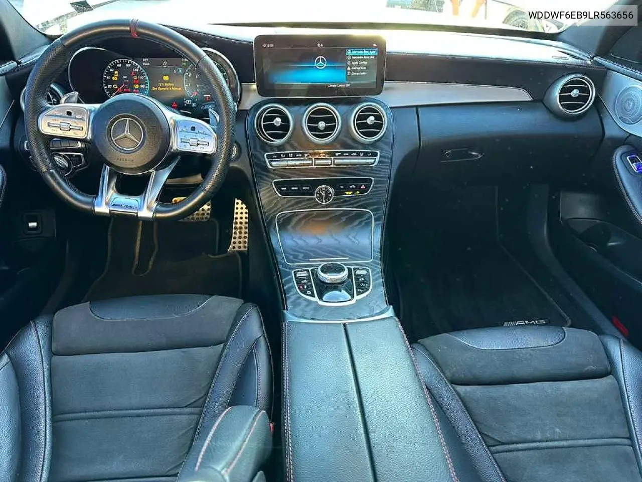 2020 Mercedes-Benz C 43 Amg VIN: WDDWF6EB9LR563656 Lot: 41617356