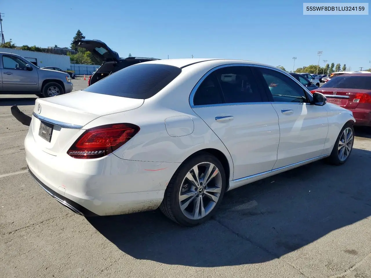 2020 Mercedes-Benz C 300 VIN: 55SWF8DB1LU324159 Lot: 58305576