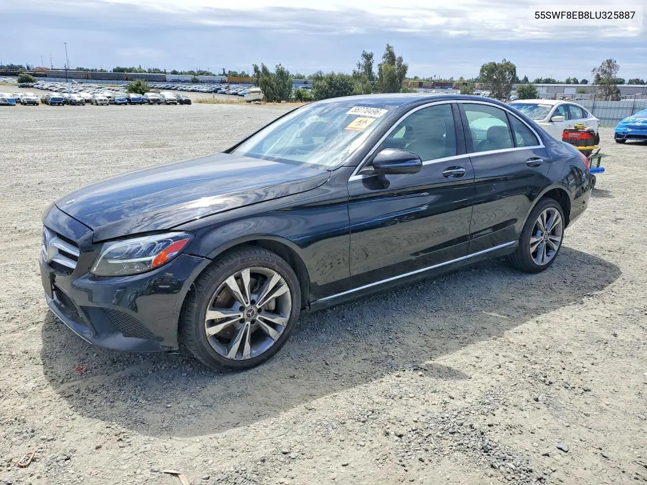 2020 Mercedes-Benz C 300 4Matic VIN: 55SWF8EB8LU325887 Lot: 58770496